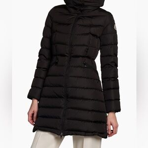 Moncler Flammette High-Neck Puffer Coat
